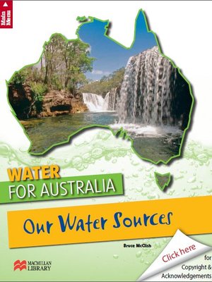 cover image of Water for Australia: Our Waters Sources